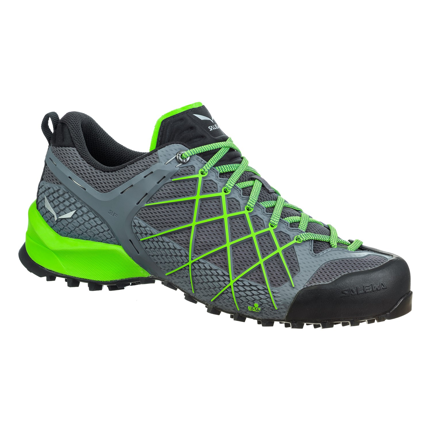 Tenis Salewa Wildfire Homem Cinzentas/Verdes 284WPTAXN